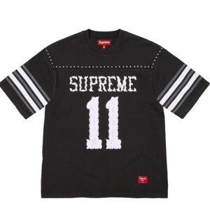 Supreme Studded Football Shirt Black Size 2xl New